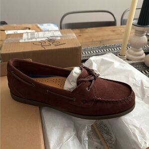 Sperry Women's Brown Suede Loafers